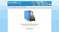 Desktop Screenshot of buchhilfe.org